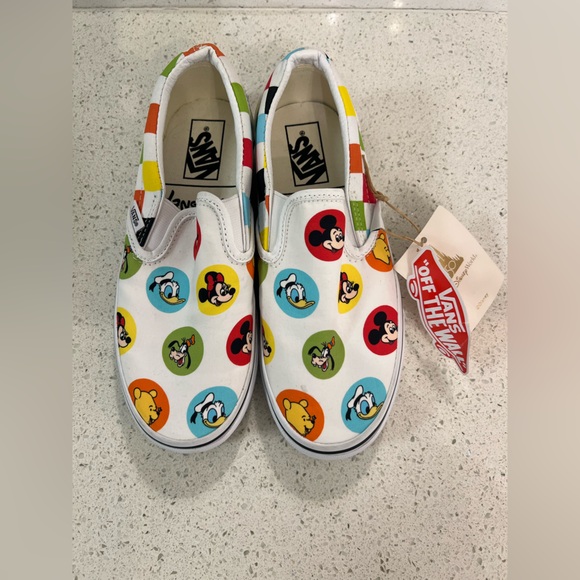 Vans Shoes - NWT Vans Walt Disney World 50th Anniversary Slip On’s